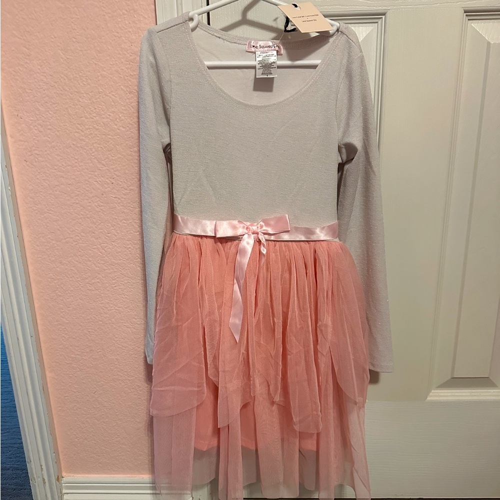 Size 7 girls dress - daddy daughter dance or valentines - new with tags